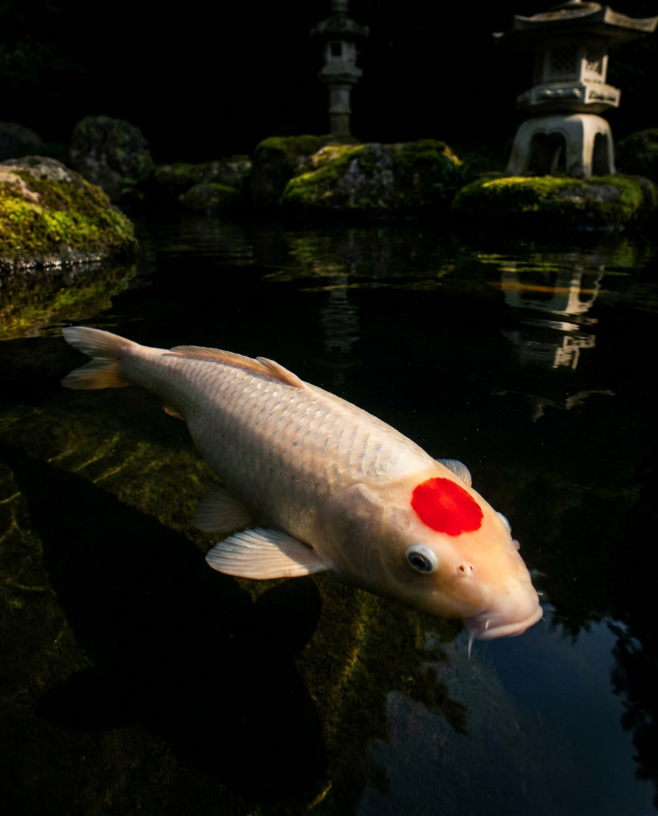 Tancho Koi kapr — KoiKoi